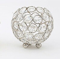 Rent a Crystal Tealight Candle Holder in Berlin (Approx. 10 cm)