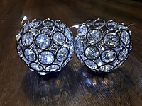 Rent a Crystal Tealight Candle Holder in Berlin (Approx. 10 cm)