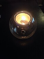 Rent a Round Transparent Tealight Holder in Berlin (Approx. 10 cm × 10 cm)