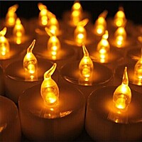 Rent Amber Flicker LED Tealights in Berlin