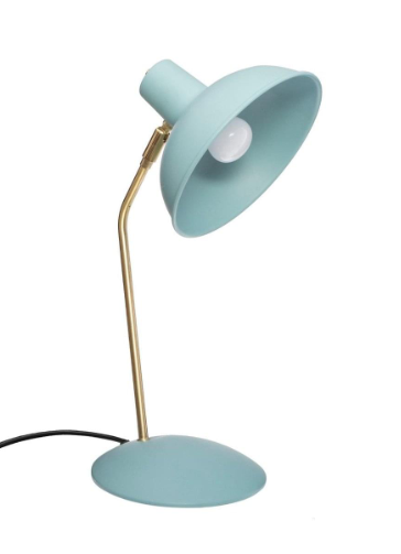Mint Green Metal Table Lamp Rental Berlin – 38 cm Height Light for Events Mint Green Metal Table Lamp Rental Berlin – 38 cm Height Light for Events