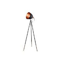 Industrial Copper & Black Steel Floor Lamp Rental Berlin – Stylish Event Lighting