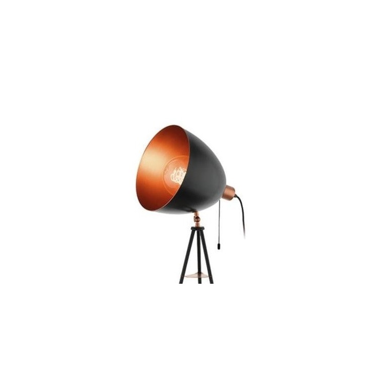 Industrial Copper & Black Steel Floor Lamp Rental Berlin – Stylish Event Lighting