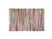 Multicolour Cotton Patchwork Rug Rental Berlin – 80 × 160 cm Decorative Floor Rug