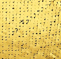 Black & Gold Sequin Cushion Rental Berlin – 45 × 45 cm Shimmering Decorative Accent