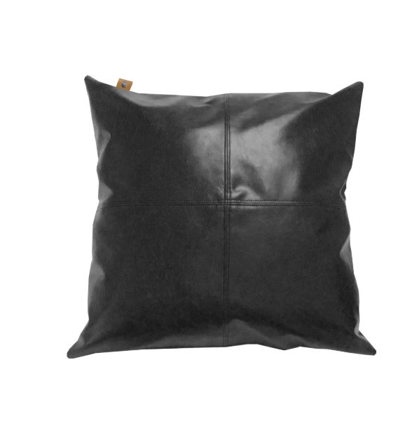 Black Polyester-Cotton Cushion Rental Berlin – 45 × 45 cm Square Event Accent Pillow