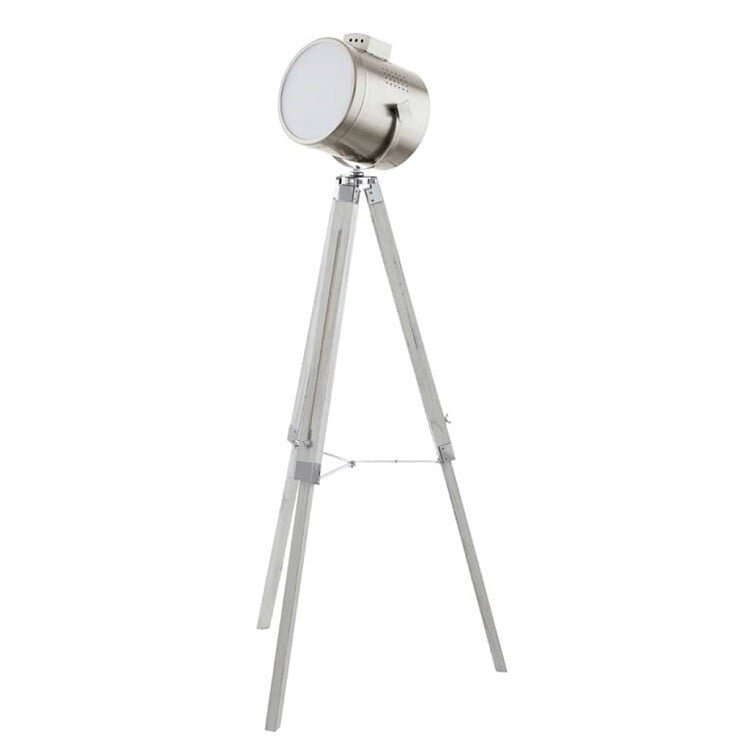 Wood & Steel Floor Lamp Rental Berlin – Adjustable Height 98–150 cm, Ø 70 cm Wood & Steel Floor Lamp Rental Berlin – Adjustable Height 98–150 cm, Ø 70 cm