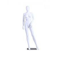 Full-Size White Display Mannequin Rental Berlin – 175 cm, 360° Swivel Arms & Head