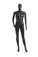 Black Full-Size Display Mannequin Rental Berlin – 185 cm, 360° Poseable Head & Arms