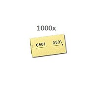 Rent Cloakroom Tickets (Set of 1,000) in Berlin