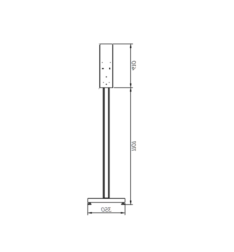 disinfection stand rental Germany Berlin compact black stand disinfection stand rental Germany Berlin compact black stand