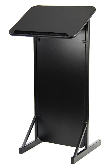 Rent a Black Speaker Lectern in Berlin – Classic Stage Podium Hire