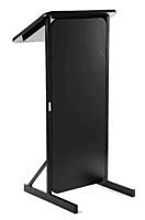 Rent a Black Speaker Lectern in Berlin – Classic Stage Podium Hire