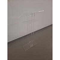 Rent a Clear Plexiglas Lectern in Berlin – Acrylic Speaker Podium Hire