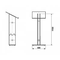 Rent a Clear Plexiglas Lectern in Berlin – Acrylic Speaker Podium Hire