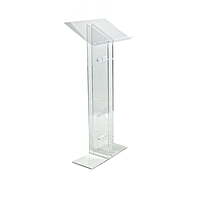 Rent a Clear Plexiglas Lectern in Berlin – Acrylic Speaker Podium Hire