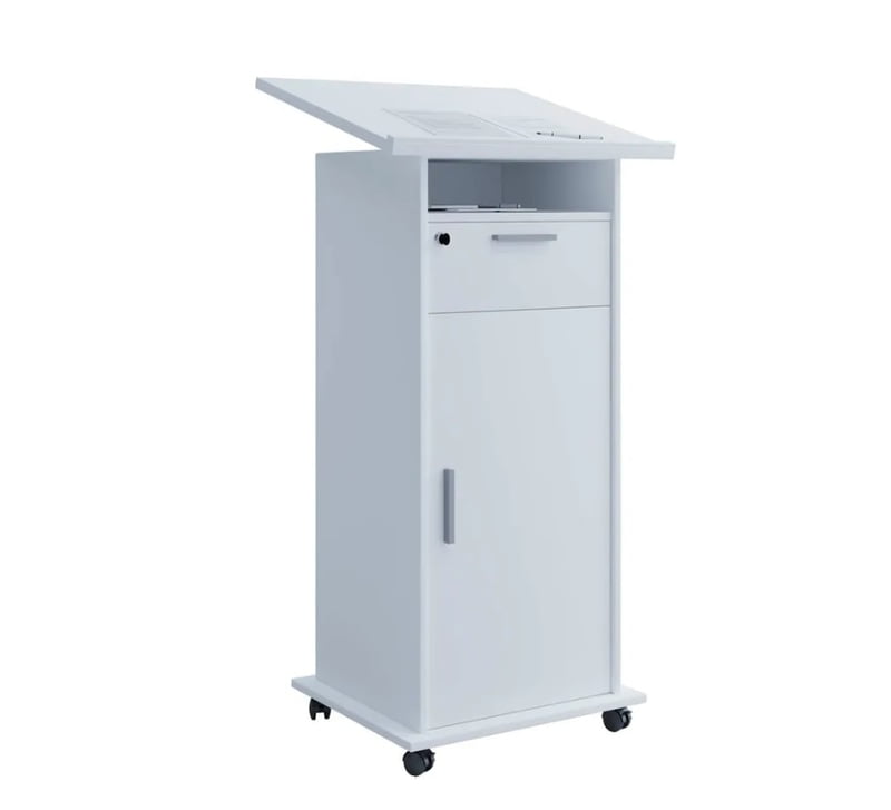 Rent a Mobile Lectern with Wheels in Berlin – Speaker Podium Hire