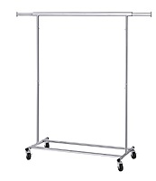 Rent a Chrome Garment Rack in Berlin – Adjustable Clothes Rail Hire