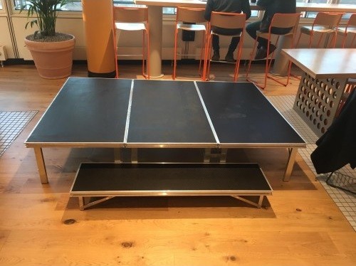 Rent a Large Carpeted Stage (280 × 350 cm, 40 cm) in Berlin – Non-Slip Event Platform Hire
