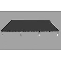 Rent a Square Stage (280 × 280 cm, 40 cm) in Berlin – Carpeted Event Platform Hire