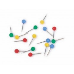 Push Pin Hire Berlin – 500 Assorted Red, Blue, Green & Yellow Pins (4×15 mm)