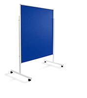 Moderation Board Hire Berlin – Double‑sided Felt Pinboard with Metal Frame