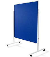 Moderation Board Hire Berlin – Double‑sided Felt Pinboard with Metal Frame