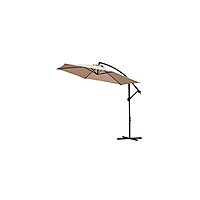 Parasol Rental Berlin – 3×3 m Beige Sun Umbrella for Outdoor Events