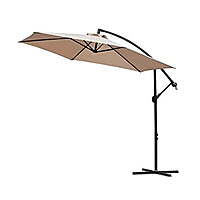 Parasol Rental Berlin – 3×3 m Beige Sun Umbrella for Outdoor Events