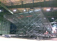 Mobile Aluminium Scaffold Hire Berlin – Adjustable Event Scaffold Tower