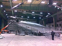 Mobile Aluminium Scaffold Hire Berlin – Adjustable Event Scaffold Tower