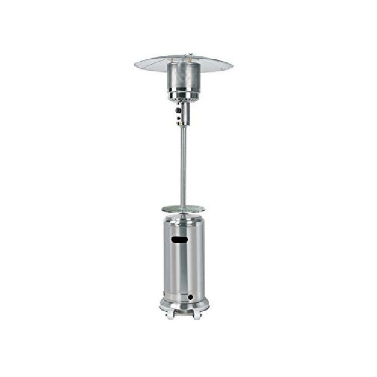 Gas Patio Heater Rental Berlin – Stainless Steel Heater 5–12 kW, 25 sqm Coverage