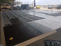 Modular Floor Ramp Panel Hire Berlin – 1 × 1 m Steel Ramp for Event Flooring