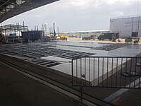 Modular Floor Ramp Panel Hire Berlin – 1 × 1 m Steel Ramp for Event Flooring