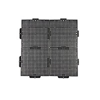 Modular Tent Flooring Panel Rental Berlin – 50×50 cm Black Weather-Resistant Tile