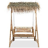 Bamboo Swing Seat Rental Berlin – Canopy Porch Swing 2.02 m High