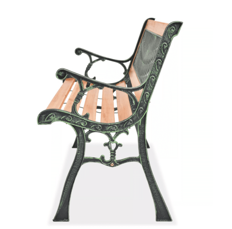Wooden Park Bench Rental Berlin – Classic Outdoor Bench 122 × 51 cm