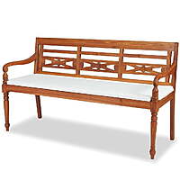 Classic Timber Bench Rental Berlin – Wooden Bench 1.50 m Wide