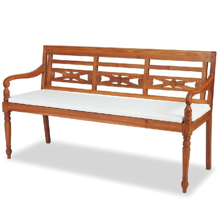 Classic Timber Bench Rental Berlin – Wooden Bench 1.50 m Wide
