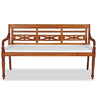 Classic Timber Bench Rental Berlin – Wooden Bench 1.50 m Wide