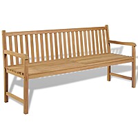 Teak Garden Bench Rental Berlin – Classic Outdoor Bench 1.80 m Wide