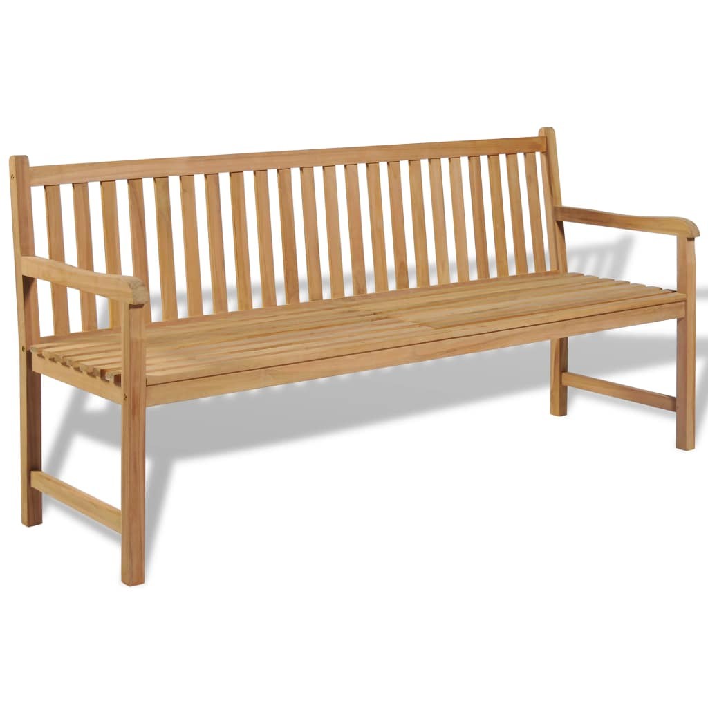 Teak Garden Bench Rental Berlin – Classic Outdoor Bench 1.80 m Wide