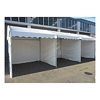 3×3 m Market Tent Hire Berlin – White PVC Event Canopy for Rent