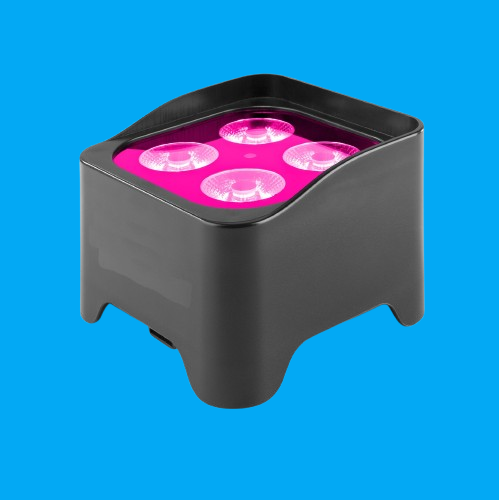 Battery-Powered Uplight for Hire in Berlin – RGB‑UV Event Lighting