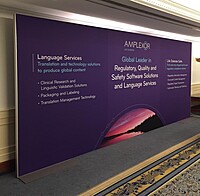 Media Wall Hire Berlin – 3m Sponsor & Press Backdrop