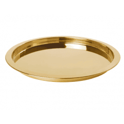 Gold Serving Tray Rental in Berlin – Stainless Steel Round Tray Gold Serving Tray Rental in Berlin – Stainless Steel Round Tray
