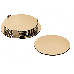 Gold Coaster Rental in Berlin – Metallic Drink Coasters