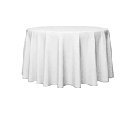 Round Tablecloth Rental in Berlin – 300 cm Cotton Linen
