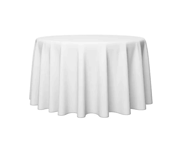 Round Tablecloth Rental in Berlin – 300 cm Cotton Linen