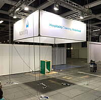 Hanging Ceiling Banner Rental in Berlin – Custom B1 Fabric Displays